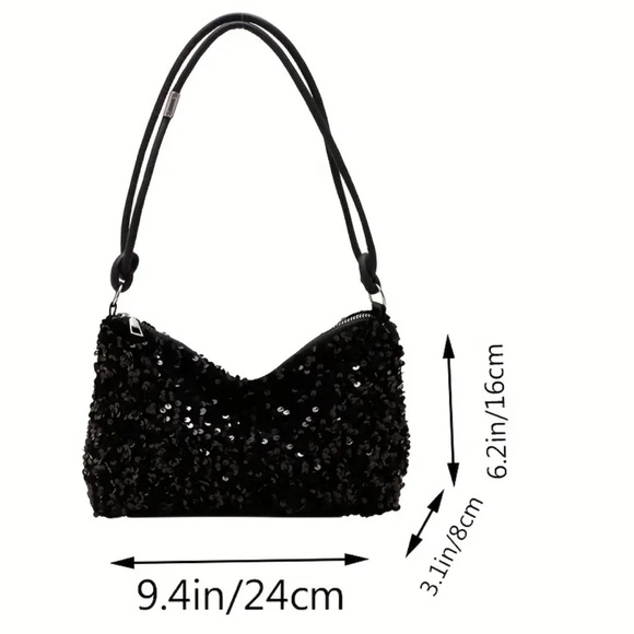 Chic Sequin Evening Bag - Picture 7 of 9